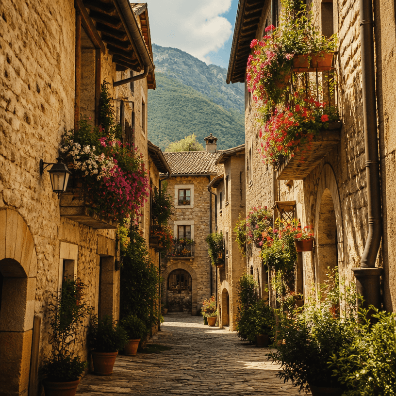 vintage Europe travel photo