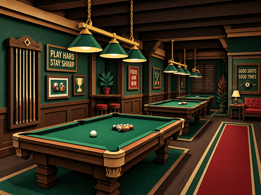 Billiard Hall Background