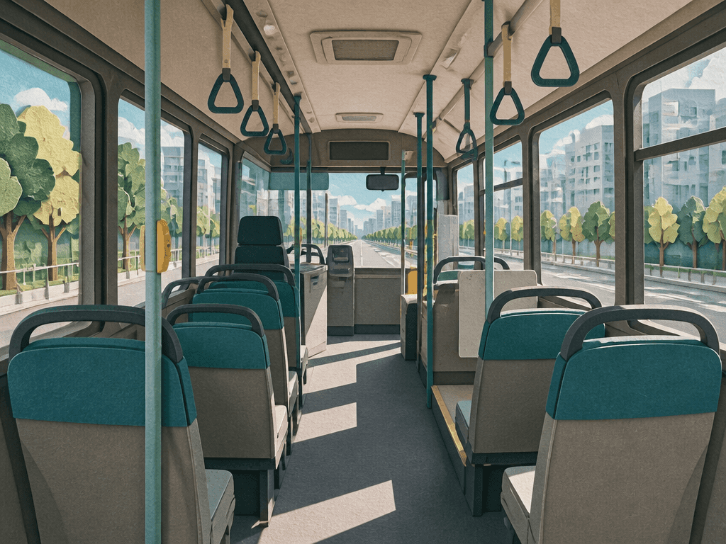 Bus Interior Background