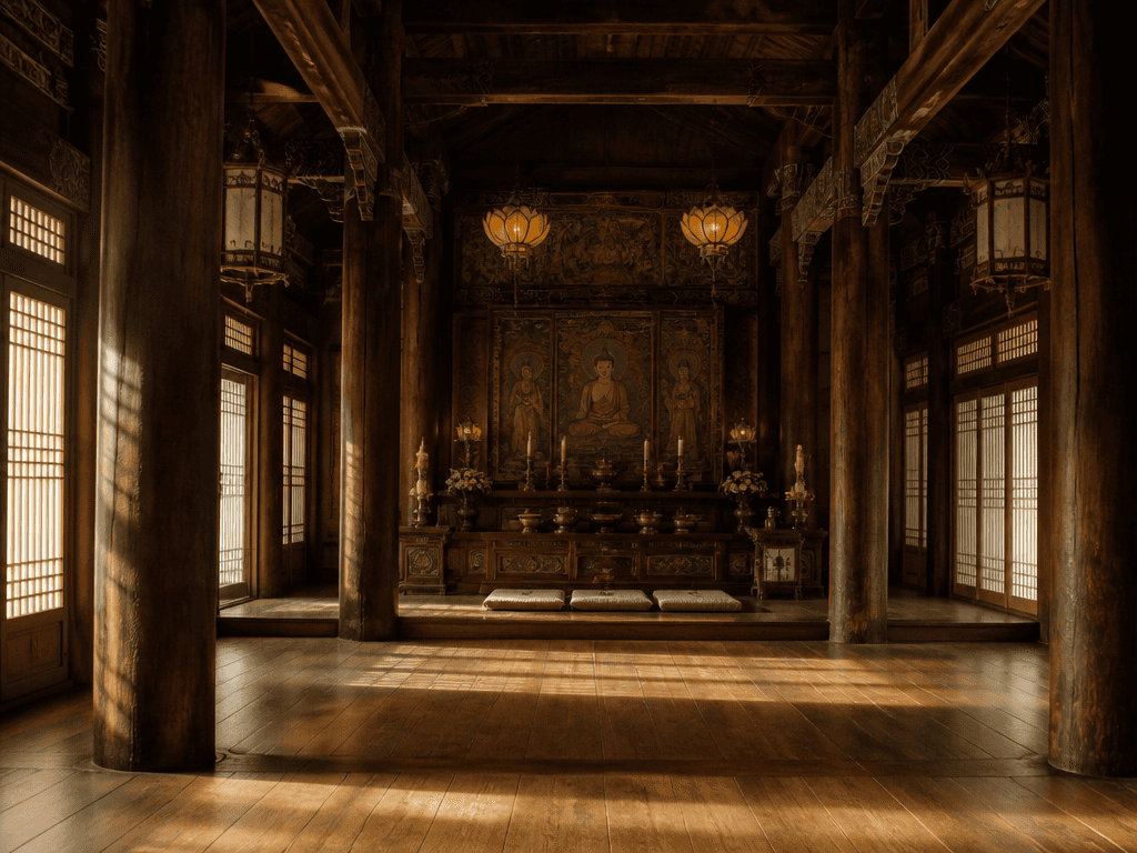 Temple Interior Background
