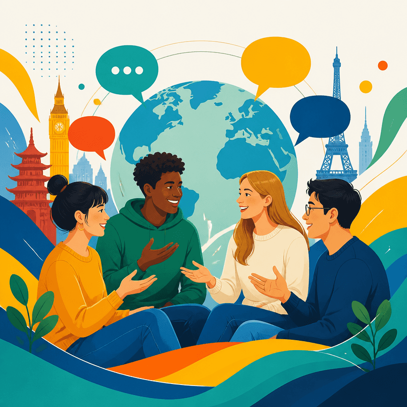 Language Exchange Poster