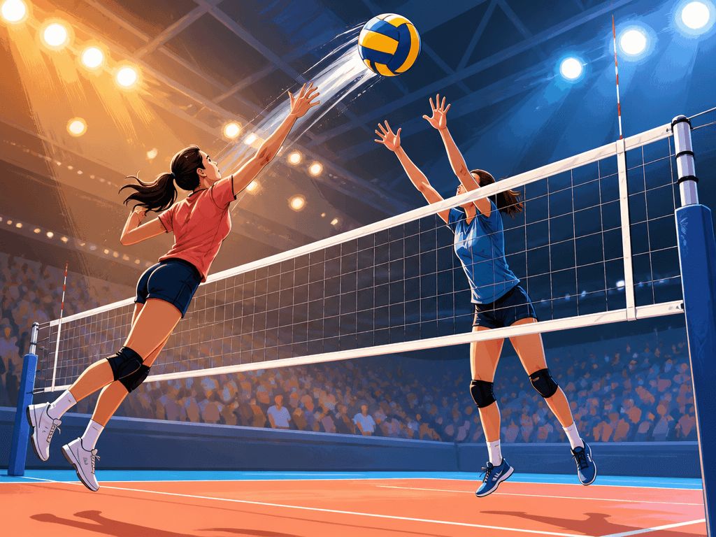 Volleyball Illustration