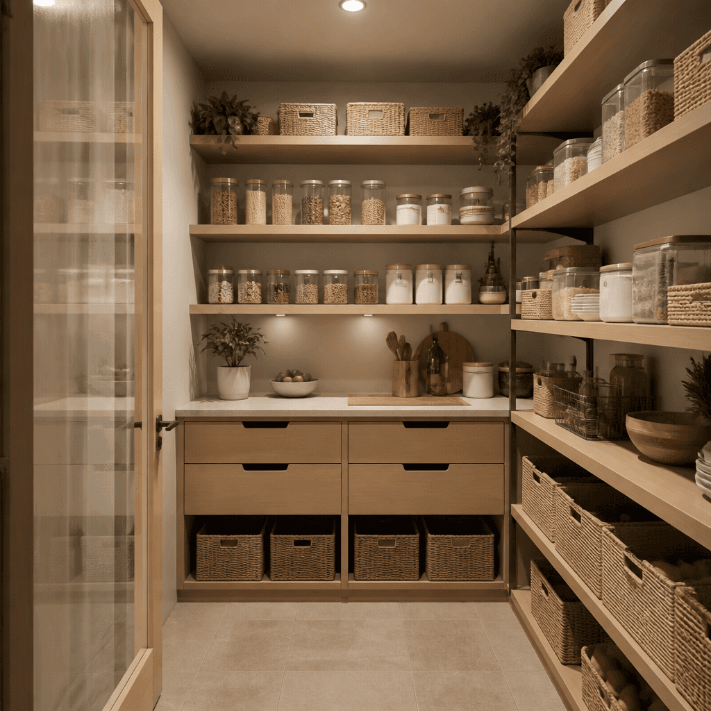 Pantry Interior Background