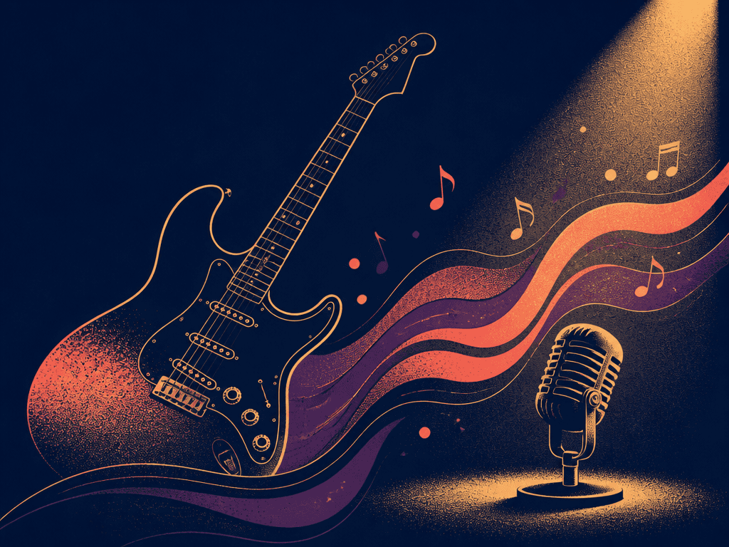Music Theme Illustration