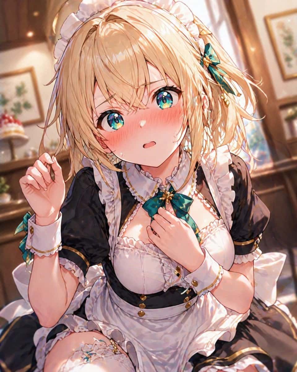 Maid Character Illustration