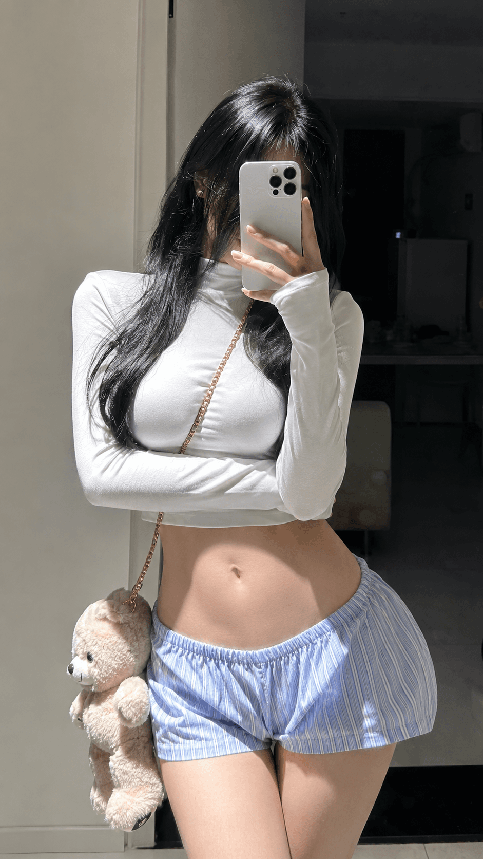스튜디오 배경 셀카