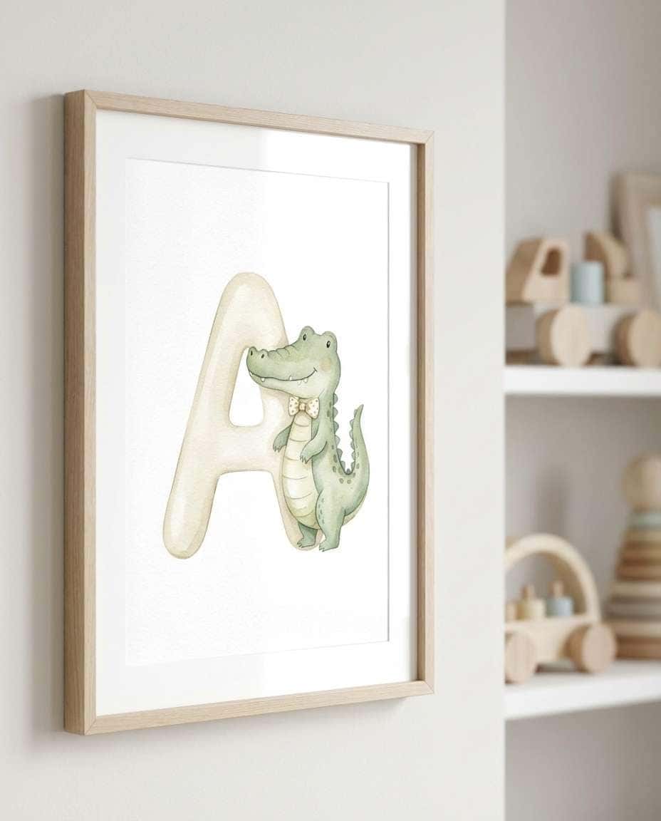 English Alphabet Poster