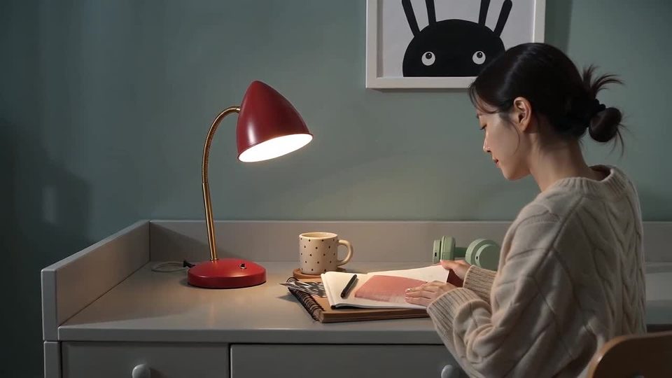 Higgsfield로 만든 15초 조명 광고 영상의 인물 장면