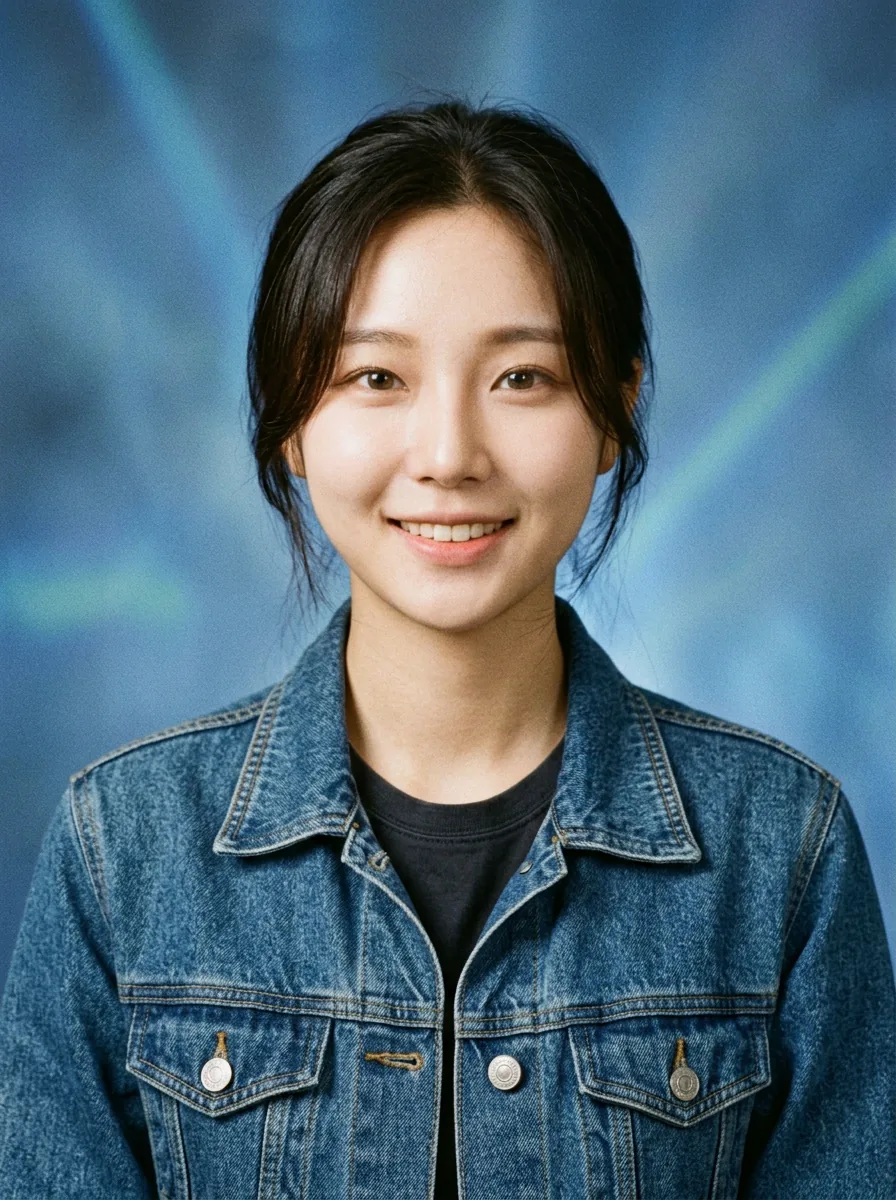 90년대 졸업앨범 필터 예시, 졸업식 포토존