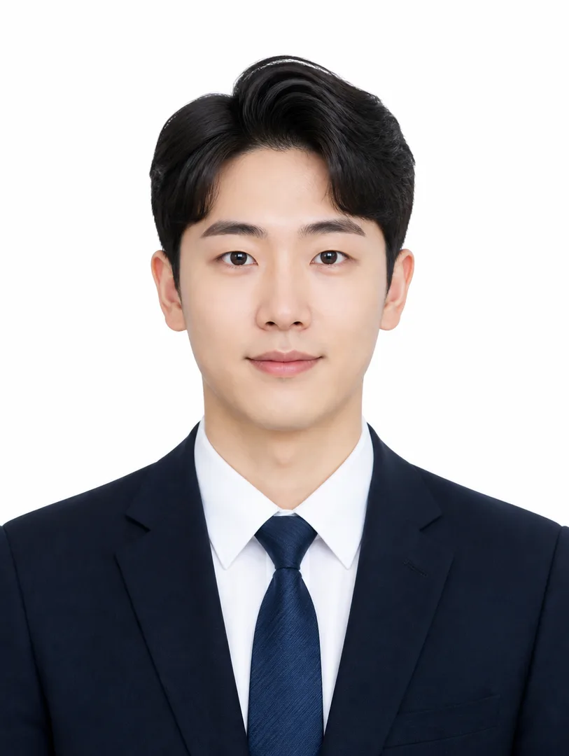 취업용 증명사진 AI 필터 예시 — 캐럿 AI 포토부스