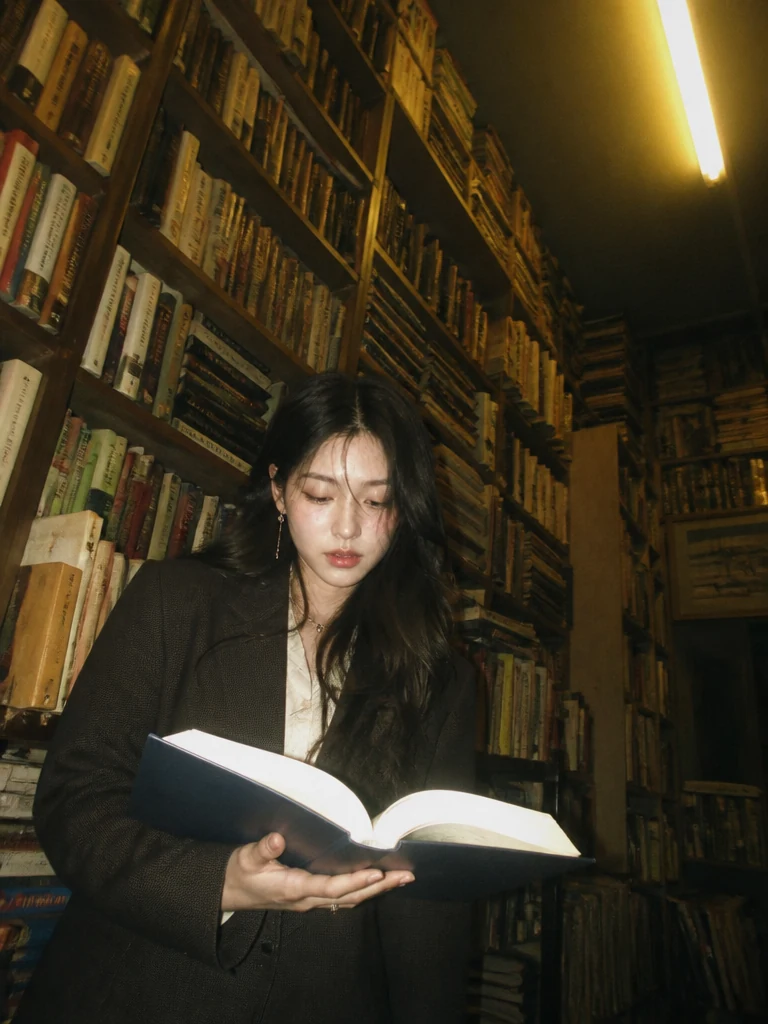 책방 필름 AI 필터 예시 — 캐럿 AI 포토부스
