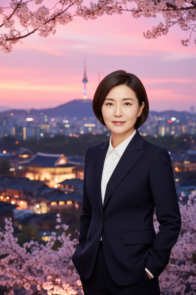 'Seoul Nightview' 커스텀 필터 결과물 — APEC 재무장관회의